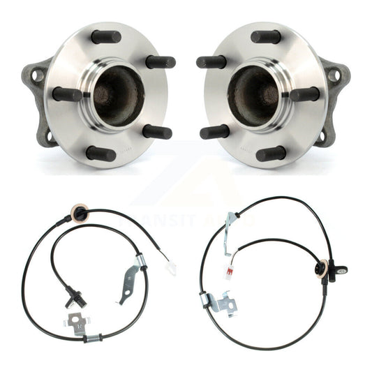 Wheel Hub Bearing & Sensor Rear Kit For 09-13 Mazda 6 3.7L/2.5L with 4-Wheel ABS