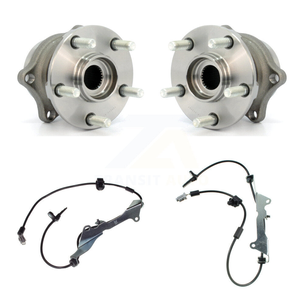 Wheel Hub Bearing ABS Sensor Rear Kit For Subaru Forester 2.5L with 4-Wheel