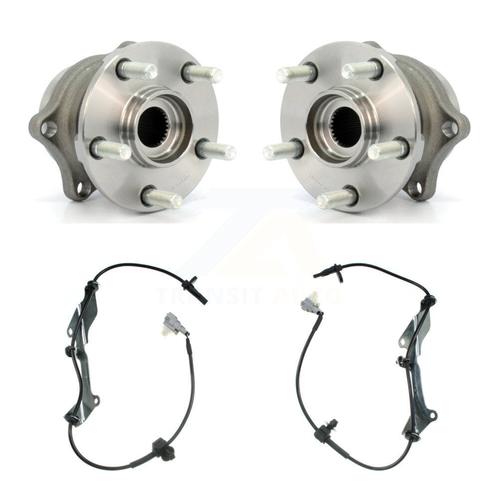 Wheel Hub Bearing Sensor Rear Kit For Subaru Outback 3.6L 2.5L with 4-Wheel ABS