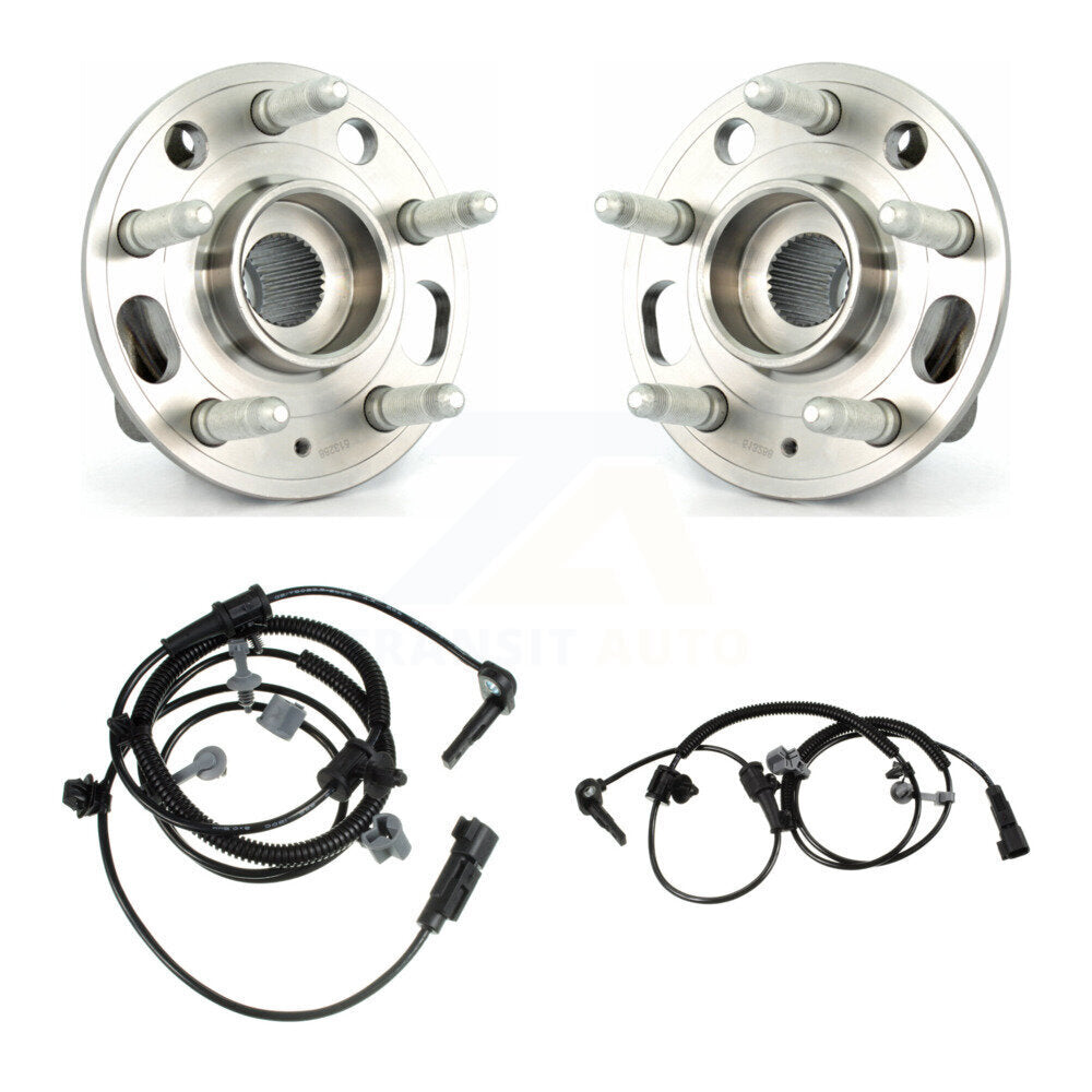 Wheel Hub Bearing And ABS Sensor Rear Kit For Chevrolet Malibu Impala