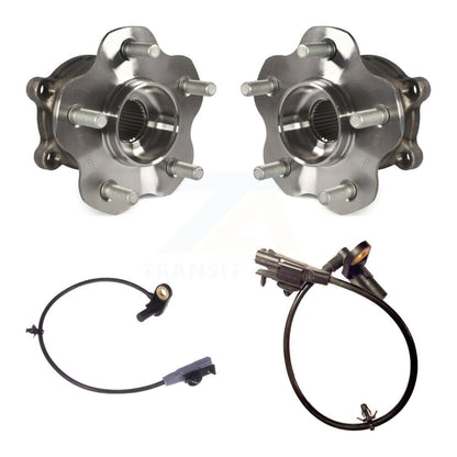 Wheel Hub Bearing And ABS Sensor Rear Kit For INFINITI M37 Q70 Q70L M56 M35h