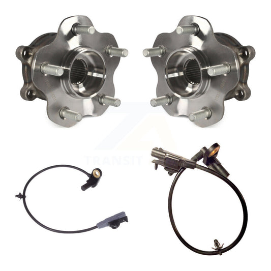 Wheel Hub Bearing And ABS Sensor Rear Kit For INFINITI M37 Q70 Q70L M56 M35h