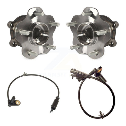 Wheel Hub Bearing & Sensor Rear Kit For INFINITI QX50 G37 Nissan 370Z EX35 EX37