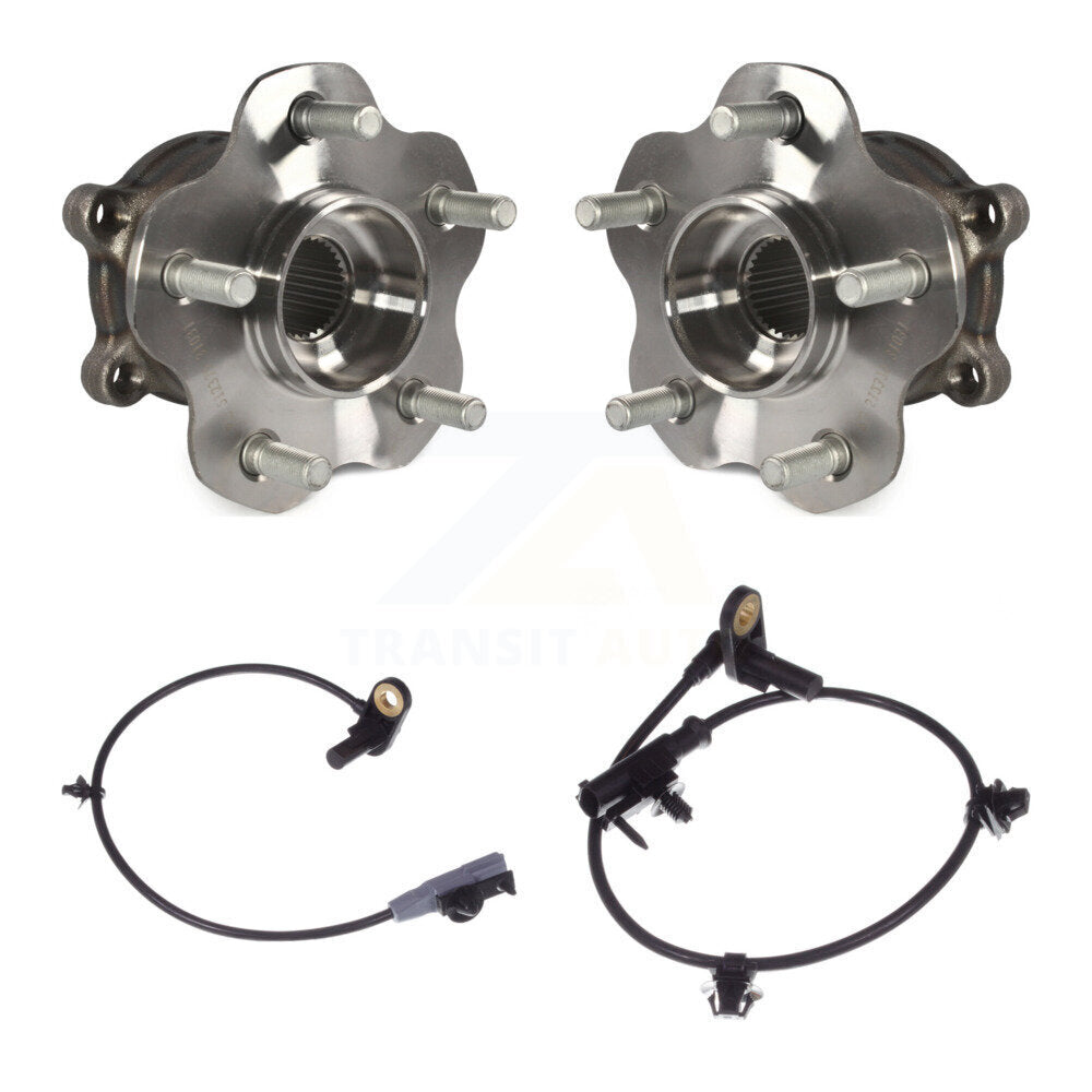 Wheel Hub Bearing And ABS Sensor Rear Kit For INFINITI QX70 FX35 FX37 FX50