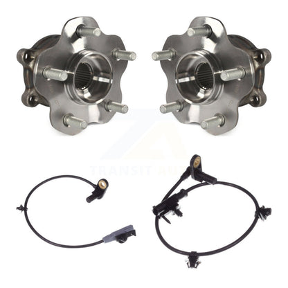 Wheel Hub Bearing And ABS Sensor Rear Kit For INFINITI QX70 FX35 FX37 FX50