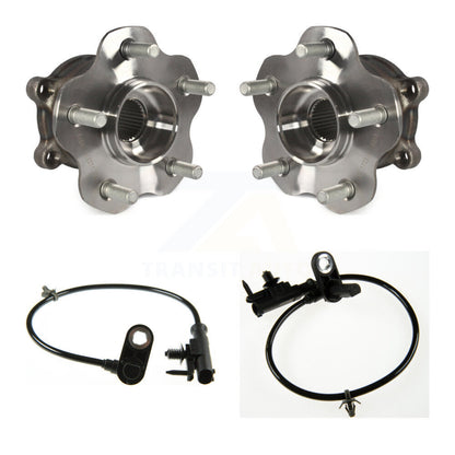Wheel Hub Bearing And ABS Sensor Rear Kit For INFINITI G37 EX35 Nissan 370Z