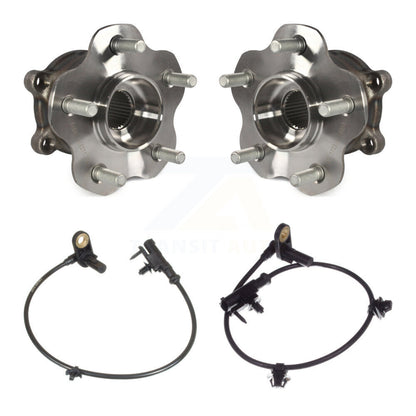 Wheel Hub Bearing And ABS Sensor Rear Kit For INFINITI FX35 FX50 with Harness