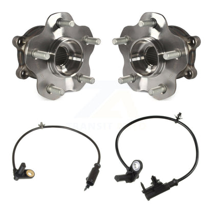 Wheel Hub Bearing And ABS Sensor Rear Kit For INFINITI G37 EX35 Nissan 370Z