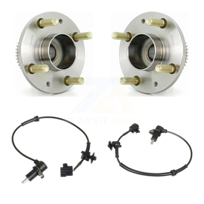 Wheel Hub Bearing Sensor Rear Kit For 2005-2006 Pontiac Wave With ABS Tone Ring