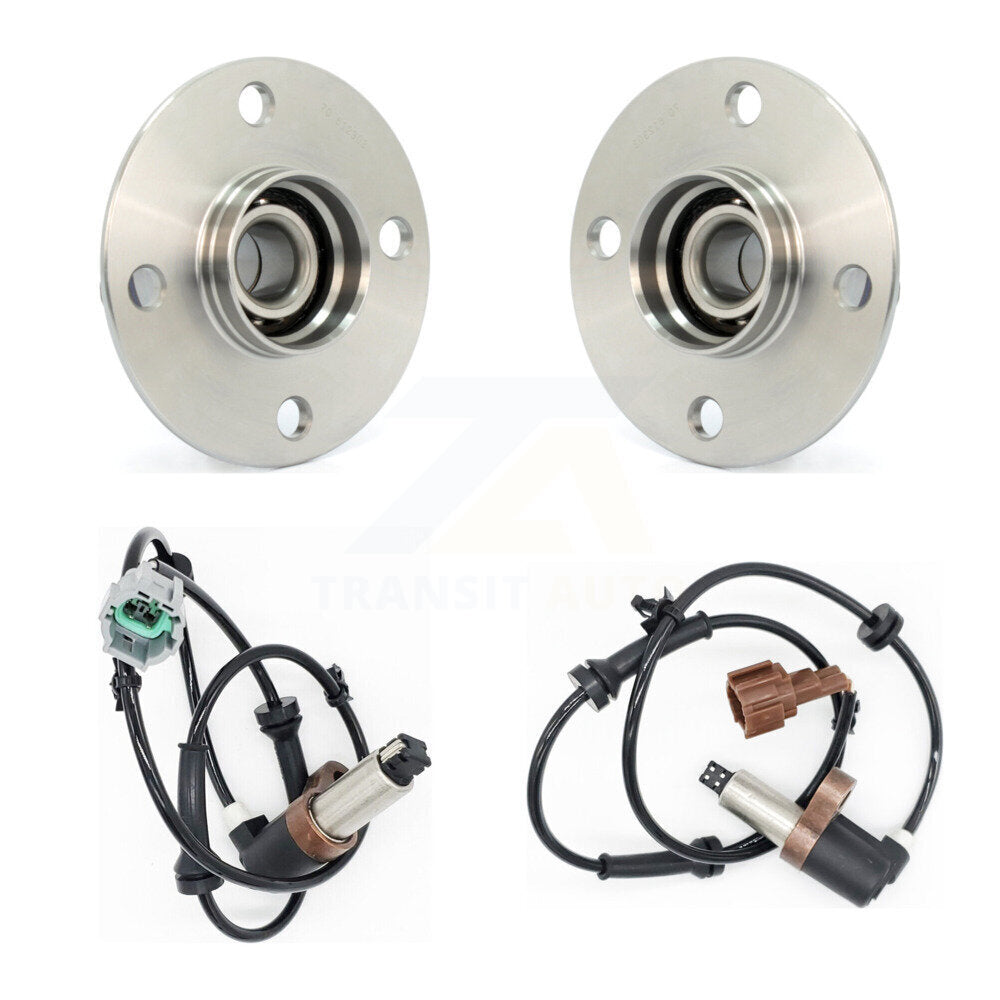 Wheel Hub Bearing & ABS Sensor Rear Kit For Nissan Sentra 1.8L with 4-Wheel