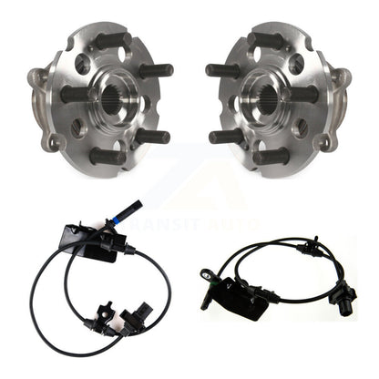 Wheel Hub Bearing ABS Sensor Rear Kit For Honda Pilot AWD with 3.5L 4-Wheel