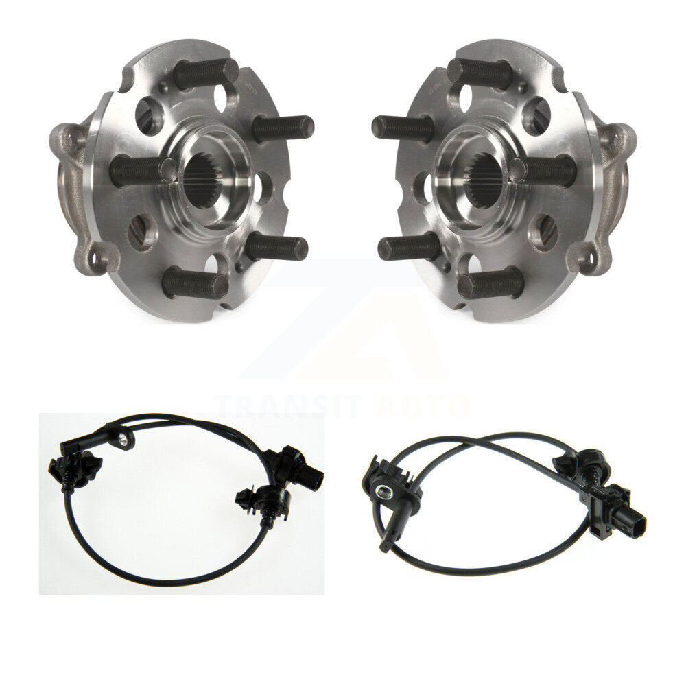Wheel Hub Bearing Sensor Rear Kit For 2007-2013 Acura MDX 3.7L with 4-Wheel ABS