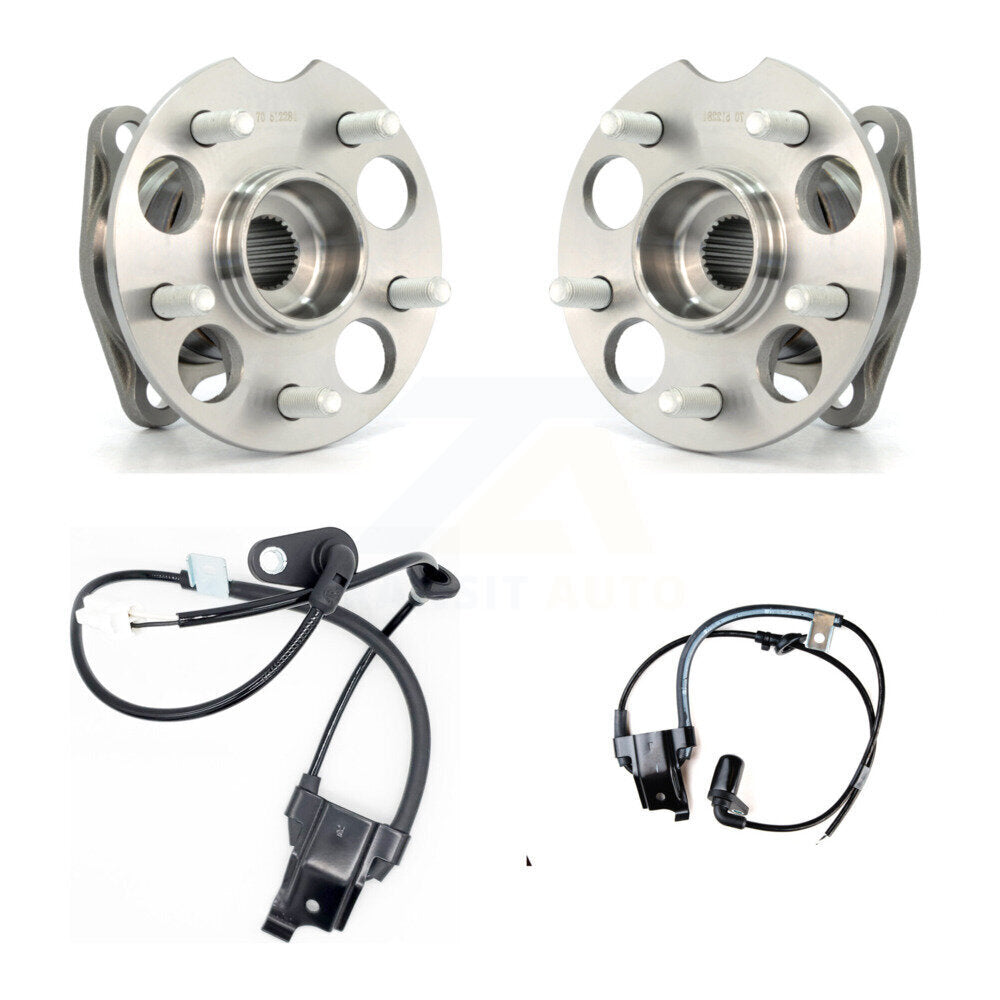 Wheel Hub Bearing And ABS Sensor Rear Kit For Toyota Venza with Harness