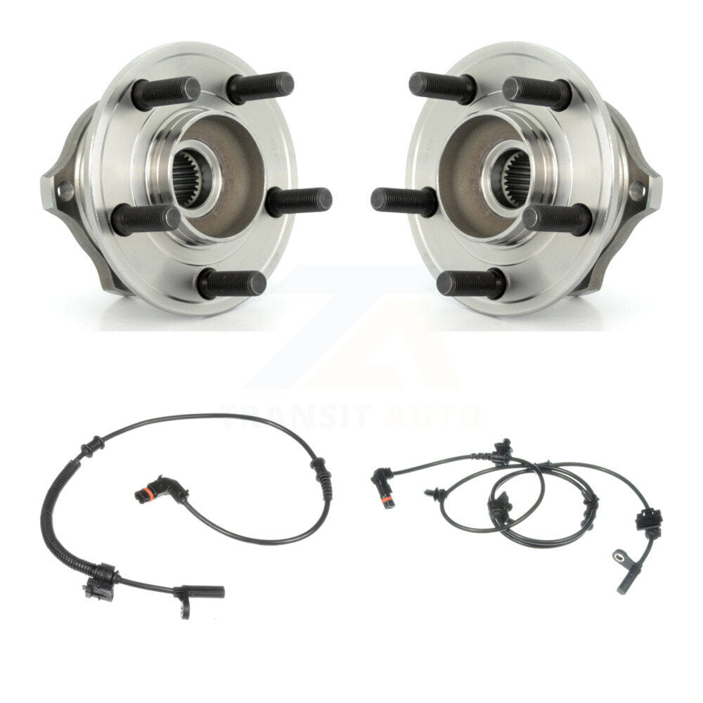 Wheel Hub Bearing And ABS Sensor Rear Kit For Chrysler 300 Dodge Charger Magnum