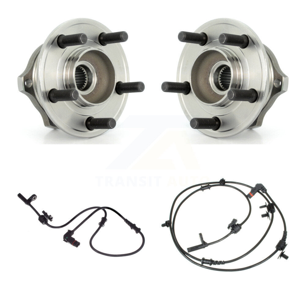 Wheel Hub Bearing And ABS Sensor Rear Kit For Chrysler 300 Dodge Charger Magnum