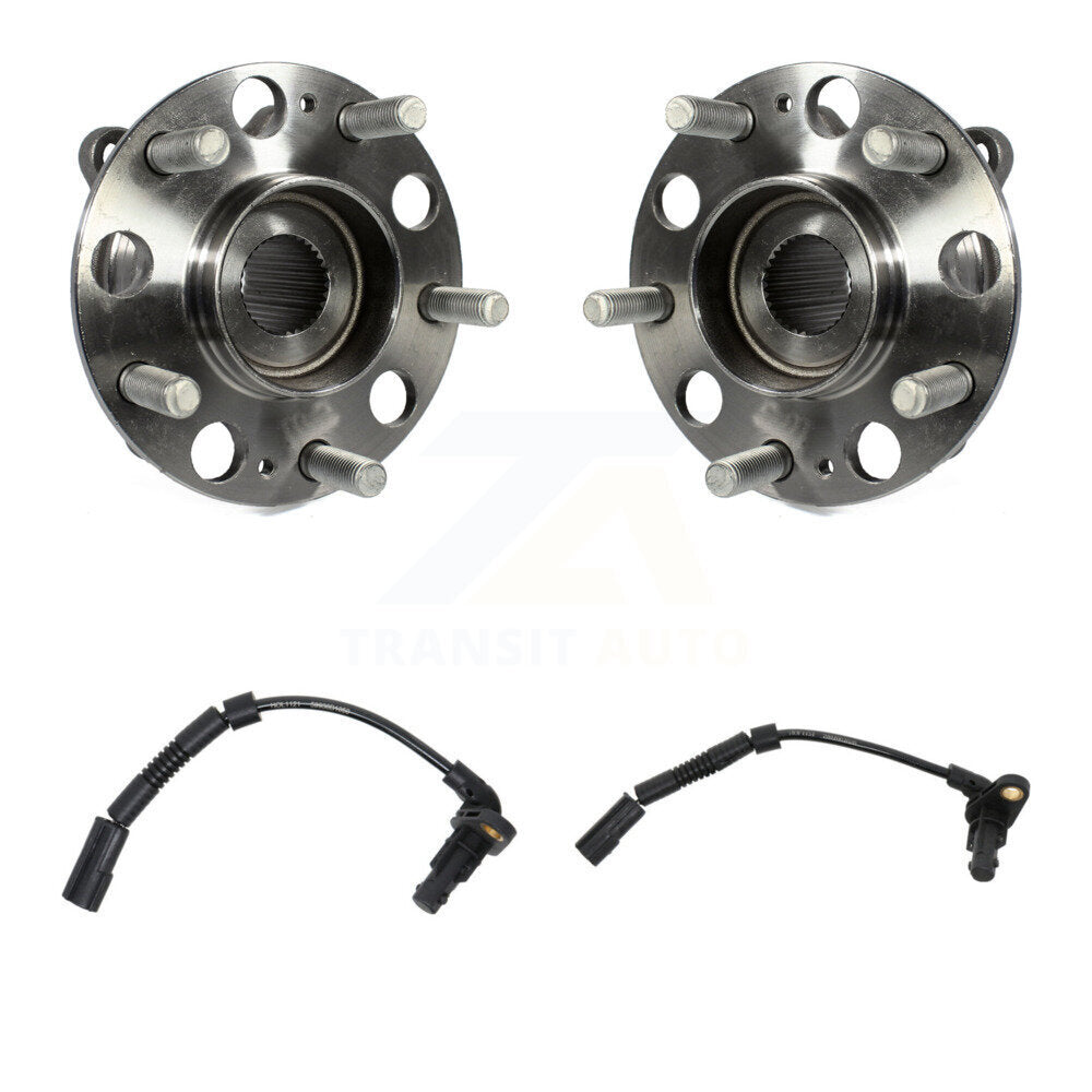 Wheel Hub Bearing Sensor Rear Kit For Hyundai Genesis 3.8L/5.0L with 4-Wheel ABS