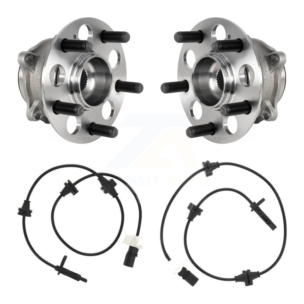 Wheel Hub Bearing And ABS Sensor Rear Kit For Honda Pilot Passport