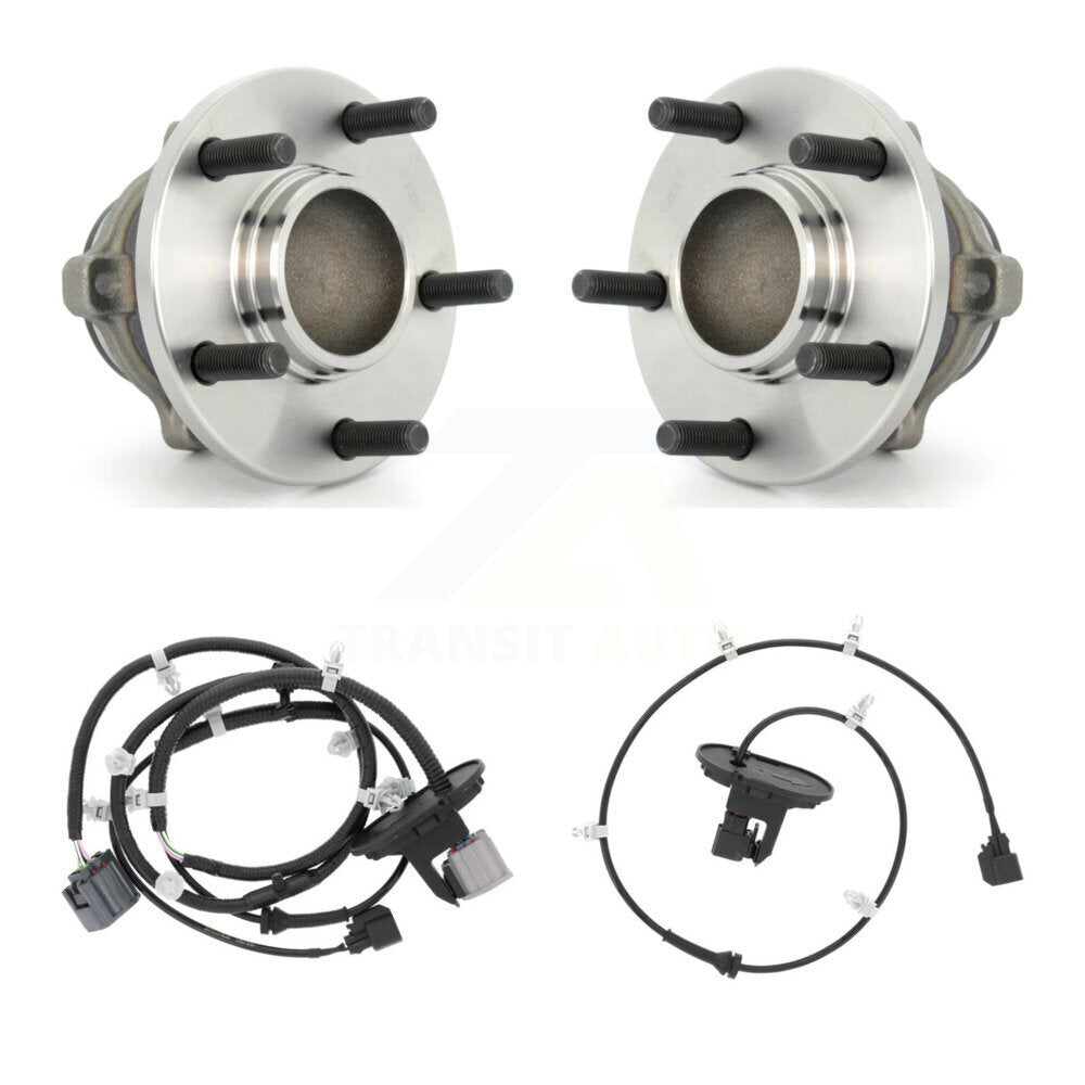 Wheel Hub Bearing And ABS Sensor Rear Kit For Mazda 3 Sport