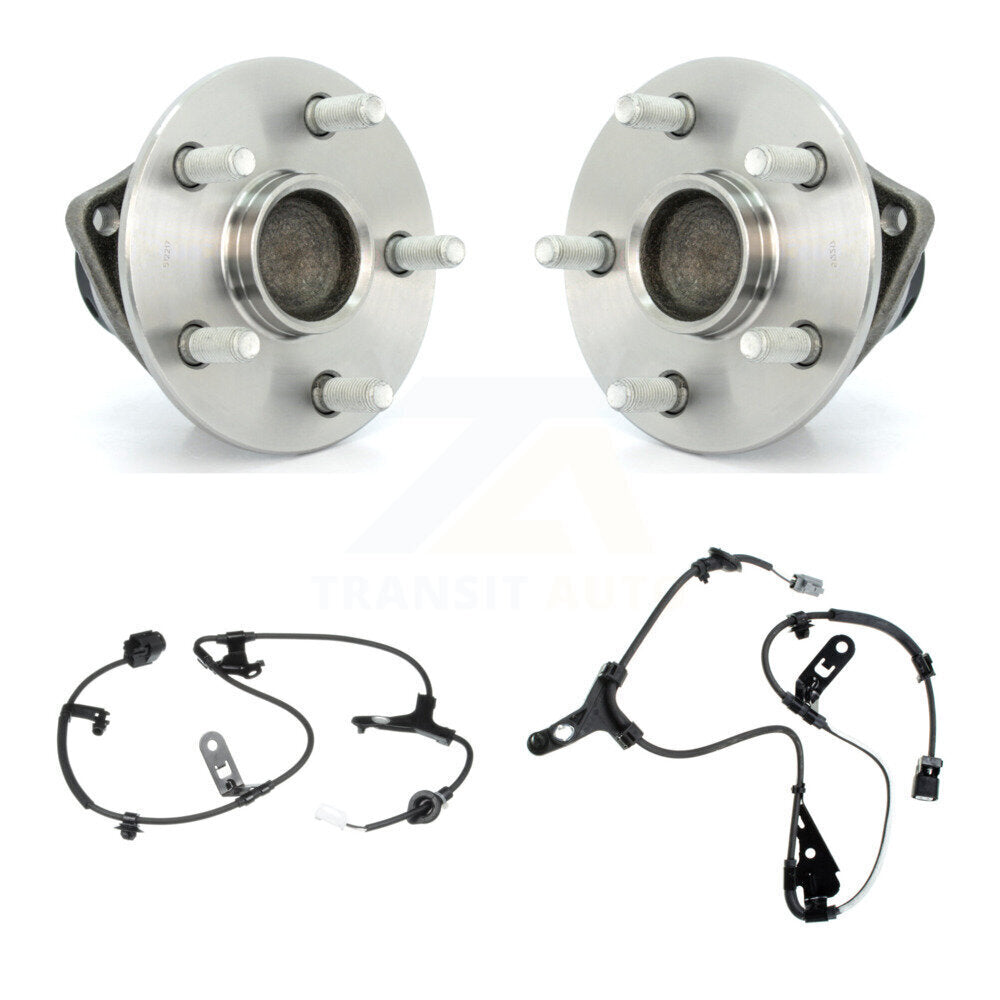 Wheel Hub Bearing & Extra Sensor Rear Kit For Toyota Corolla Matrix Pontiac Vibe