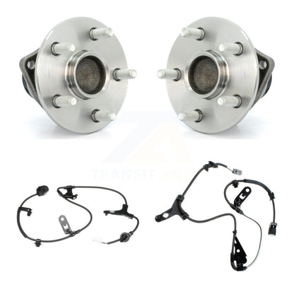 Wheel Hub Bearing & Extra Sensor Rear Kit For Toyota Corolla Matrix Pontiac Vibe