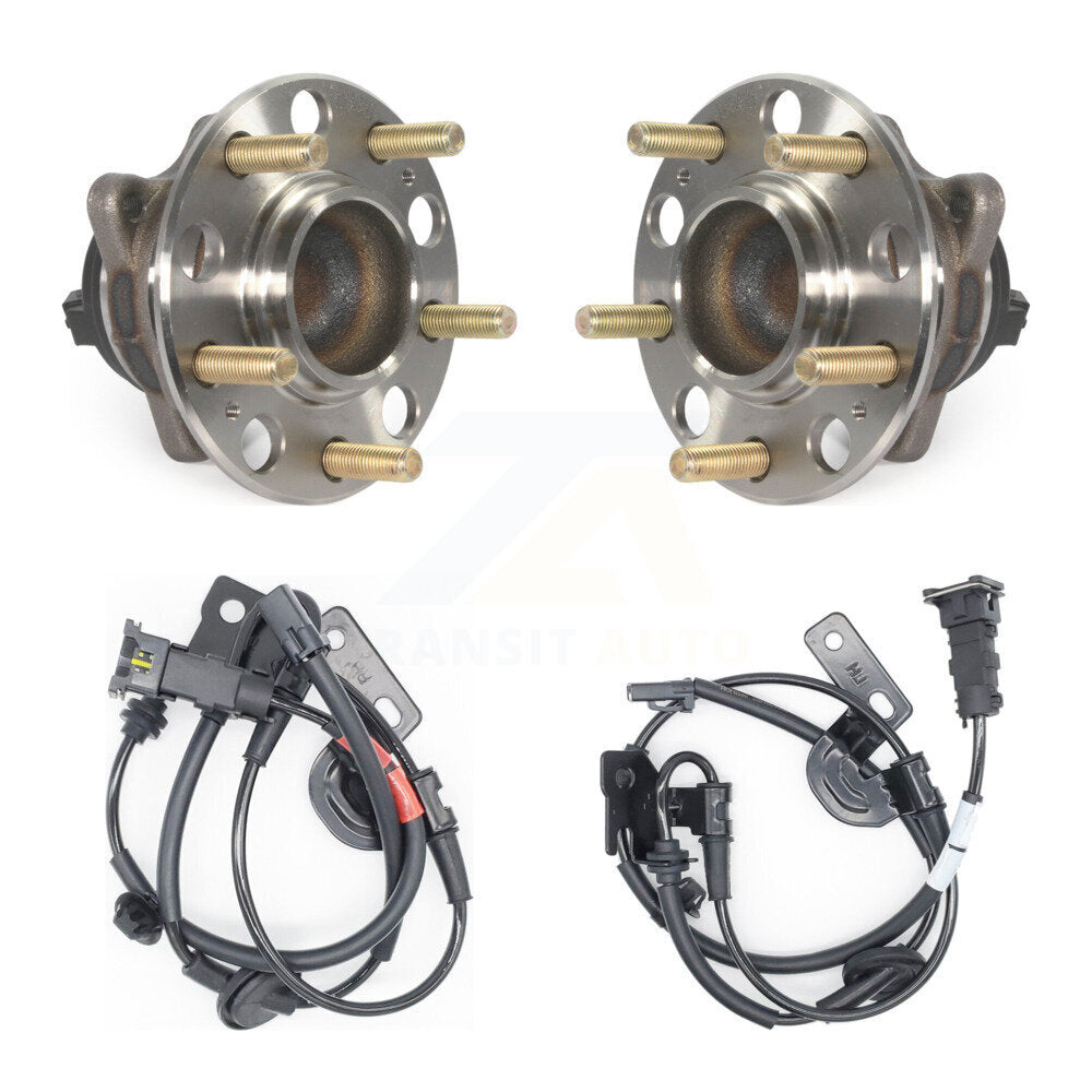 Wheel Hub Bearing And Extra ABS Sensor Rear Kit For Hyundai Sonata Kia Optima