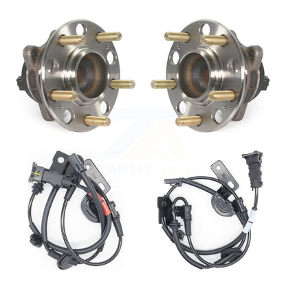 Wheel Hub Bearing And Extra ABS Sensor Rear Kit For Hyundai Sonata Kia Optima