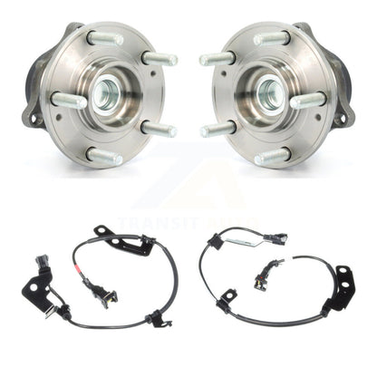 Wheel Hub Bearing & Extra Sensor Rear Kit For Hyundai Santa Fe Sport Kia Sorento