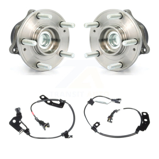 Wheel Hub Bearing & Extra Sensor Rear Kit For Hyundai Santa Fe Sport Kia Sorento