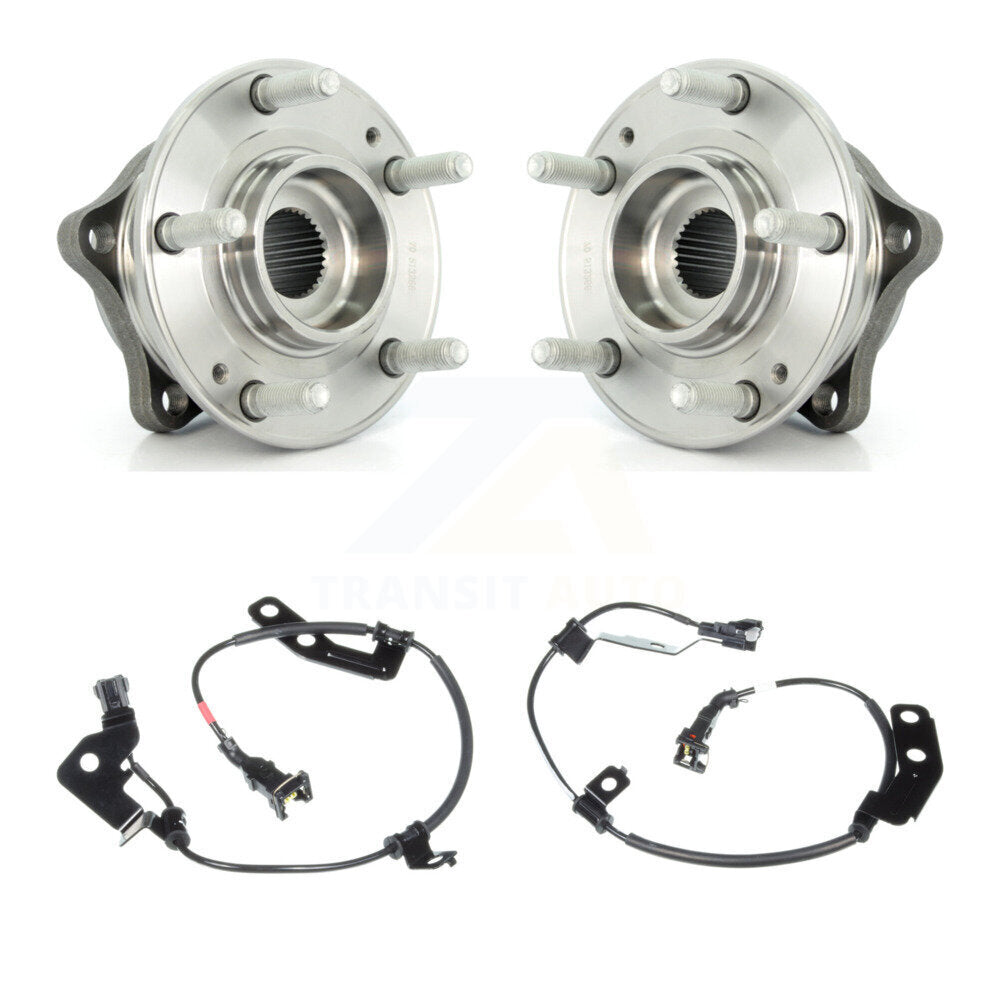Wheel Hub Bearing Sensor Rear Kit For 16 Hyundai Santa Fe Sport From 11 25 2015