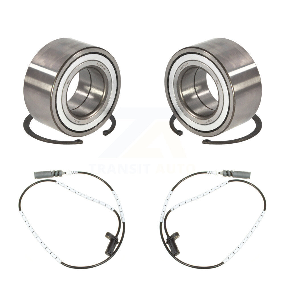 Wheel Bearing & Sensor Rear Kit For 07-11 BMW 328i with Harness Park Assist