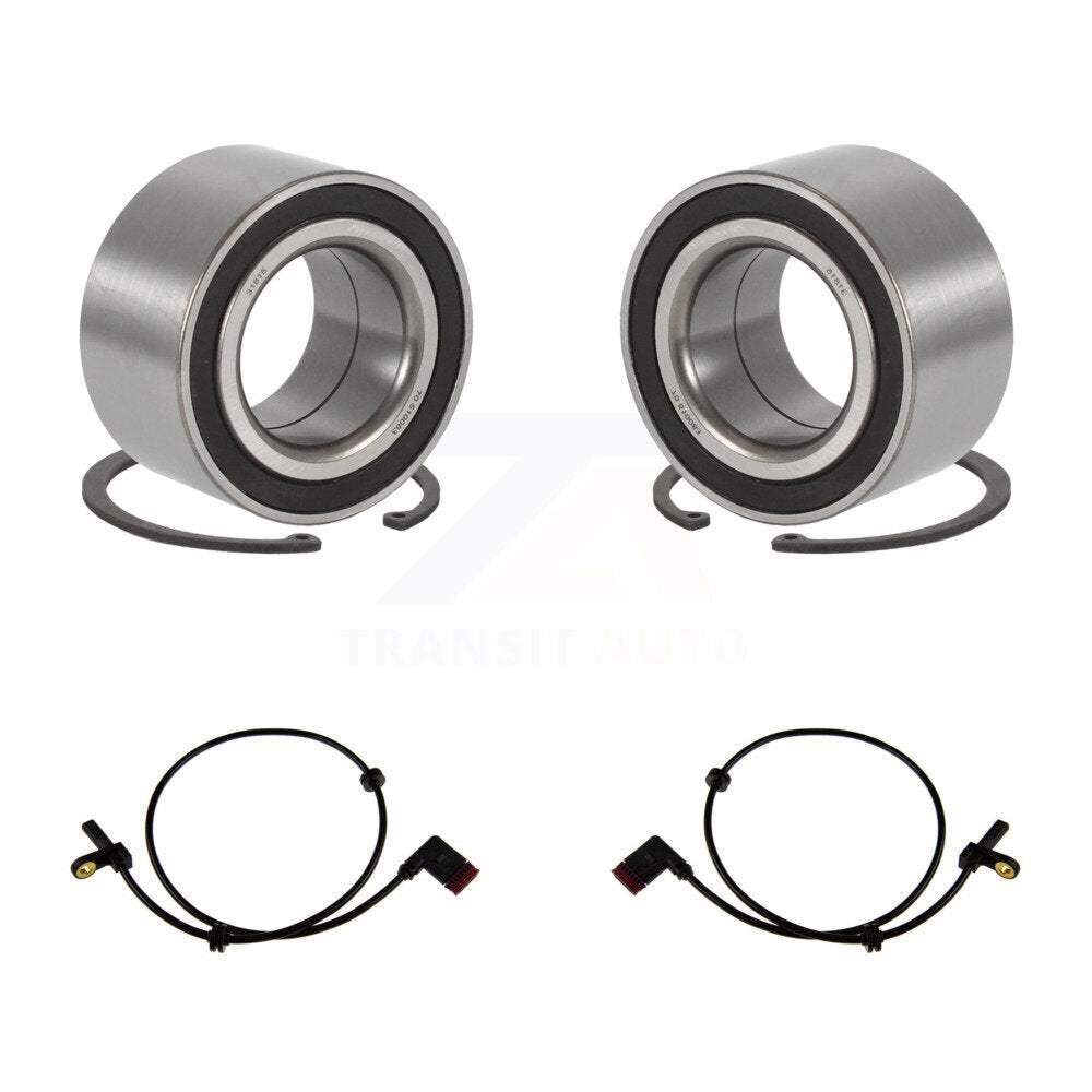 Wheel Bearing ABS Sensor Rear Kit For Mercedes-Benz CL63 AMG CL600 with Harness