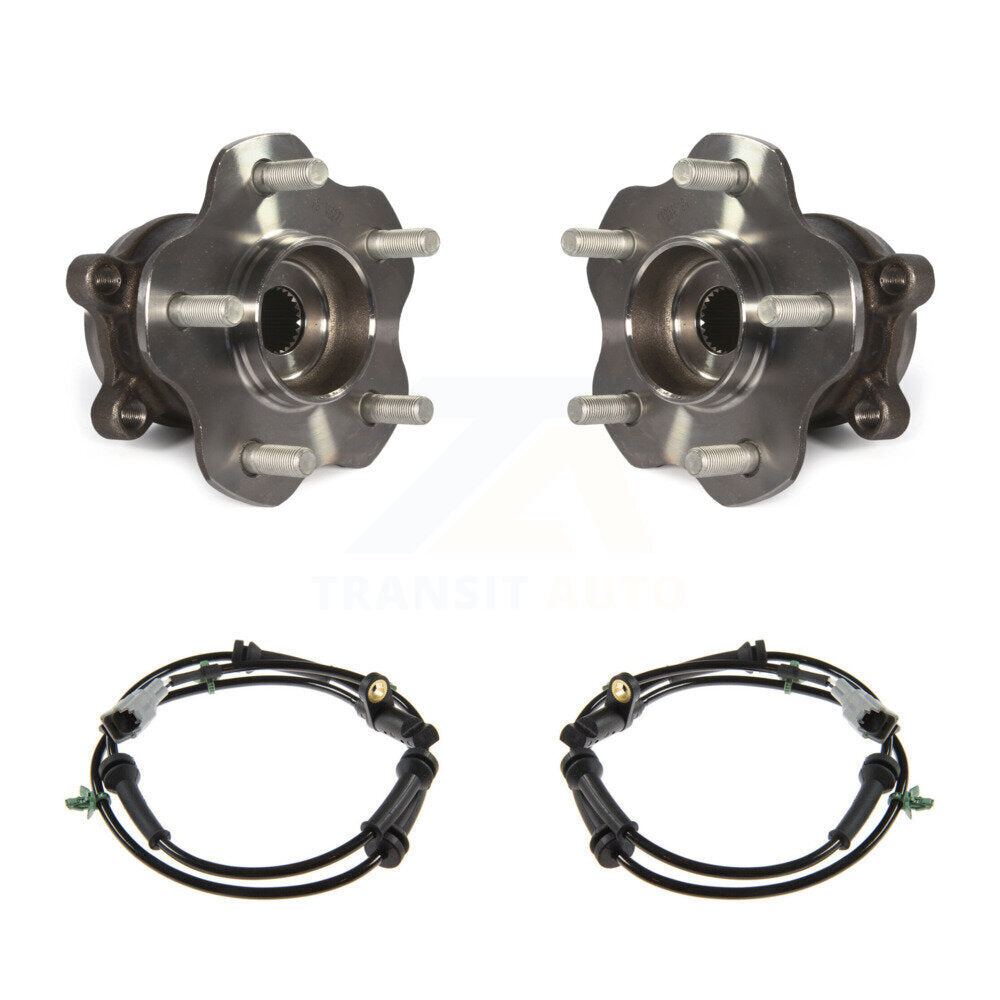 Wheel Hub Bearing Sensor Rear Kit For 2014-2015 Nissan Rogue Select with Harness