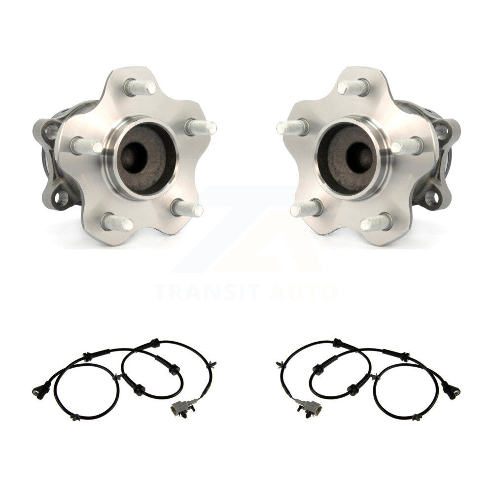 Wheel Hub Bearing And ABS Sensor Rear Kit For Nissan Rogue Select with Harness