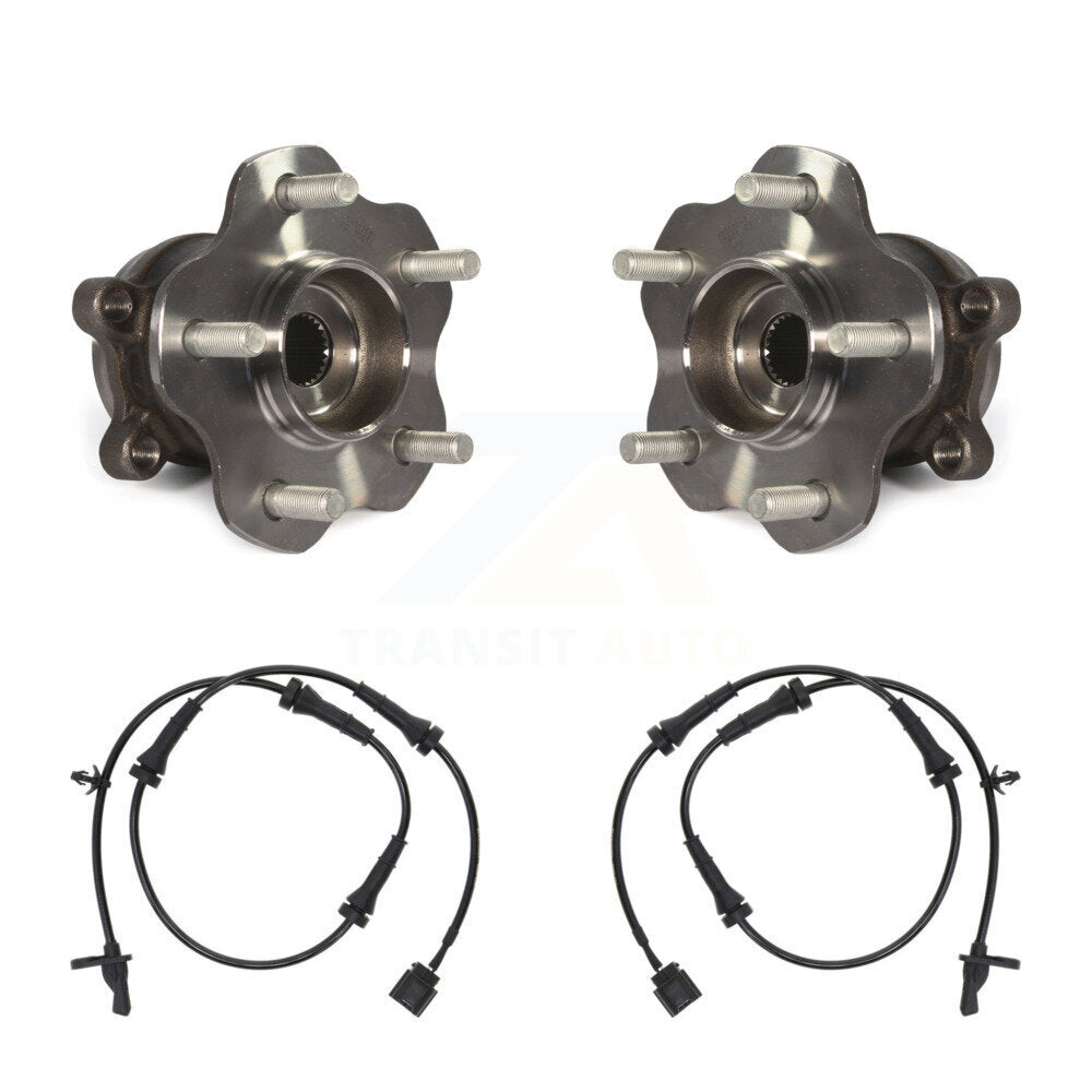 Wheel Hub Bearing ABS Sensor Rear Kit For Nissan Juke AWD with 1.6L Harness