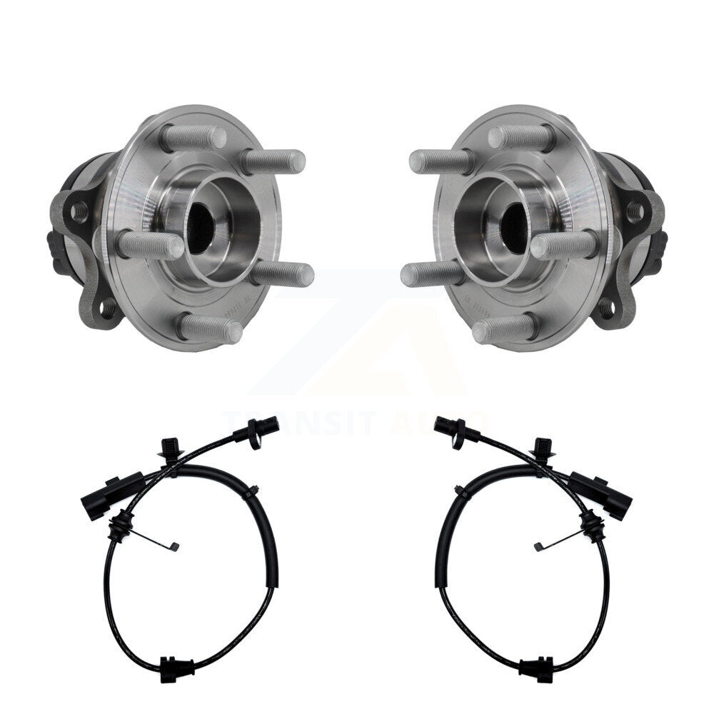 Wheel Hub Bearing And ABS Sensor Rear Kit For Ford Edge Lincoln MKX Continental