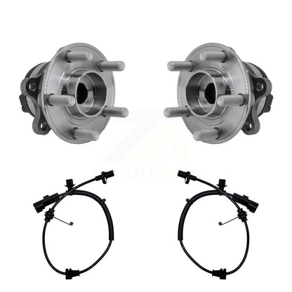 Wheel Hub Bearing And ABS Sensor Rear Kit For Ford Edge Lincoln MKX Continental
