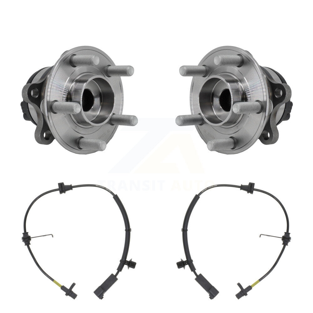 Wheel Hub Bearing And ABS Sensor Rear Kit For Ford Edge Lincoln MKX Continental