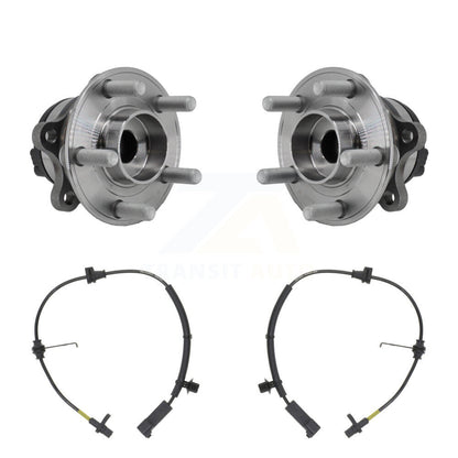 Wheel Hub Bearing And ABS Sensor Rear Kit For Ford Edge Lincoln MKX Continental