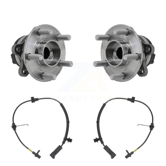 Wheel Hub Bearing And ABS Sensor Rear Kit For Ford Edge Lincoln MKX Continental
