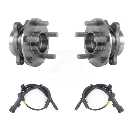 Wheel Hub Bearing And ABS Sensor Rear Kit For Ford Edge Lincoln MKX Continental