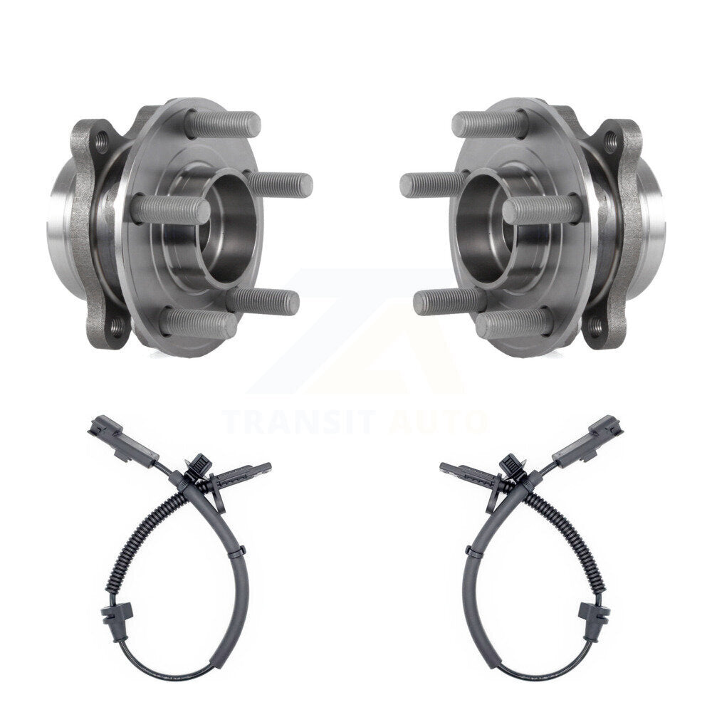 Wheel Hub Bearing And ABS Sensor Rear Kit For Ford Edge Lincoln MKX Continental