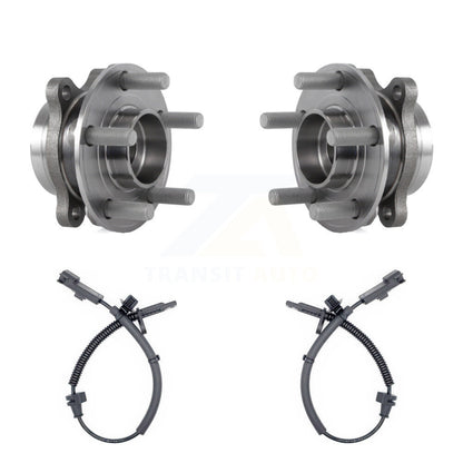 Wheel Hub Bearing And ABS Sensor Rear Kit For Ford Edge Lincoln MKX Continental