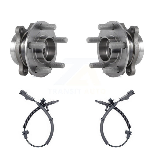 Wheel Hub Bearing And ABS Sensor Rear Kit For Ford Edge Lincoln MKX Continental