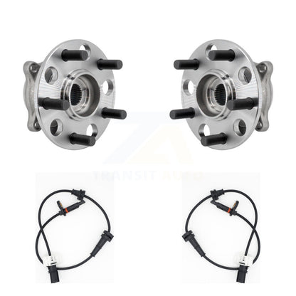 Wheel Hub Bearing & Sensor Rear Kit For 09-13 Acura TL AWD with 3.7L 4-Wheel ABS