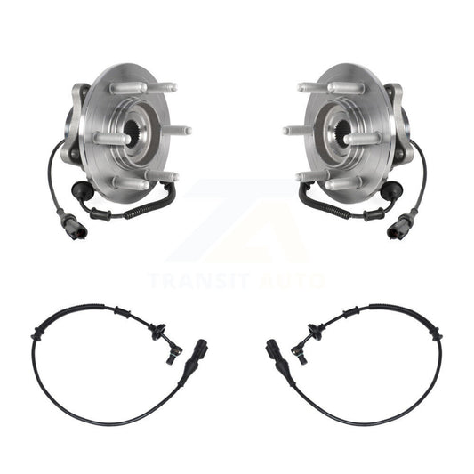 Wheel Hub Bearing & Extra Sensor Rear Kit For Ford Expedition Lincoln Navigator