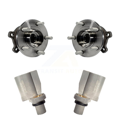 Wheel Hub Bearing And ABS Sensor Rear Kit For Ford Escape Lincoln MKC