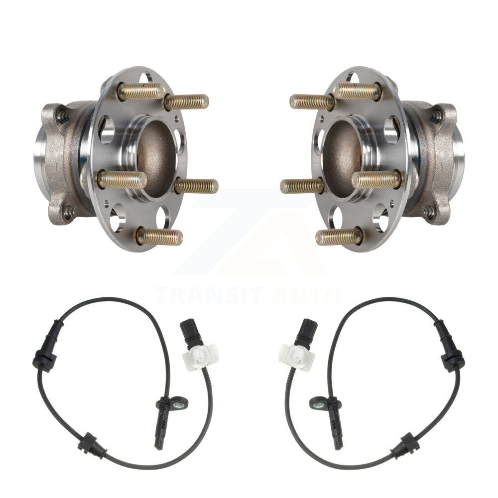 Wheel Hub Bearing And ABS Sensor Rear Kit For Honda Accord with Harness