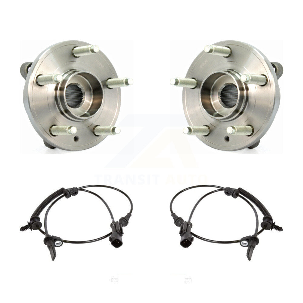 Wheel Hub Bearing Sensor Rear Kit For Ford Flex Taurus Lincoln Police Sedan MKT