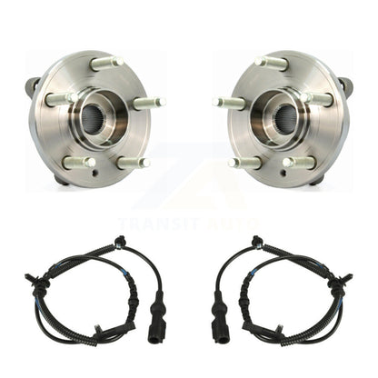 Wheel Hub Bearing And ABS Sensor Rear Kit For Ford Taurus Flex Lincoln MKS
