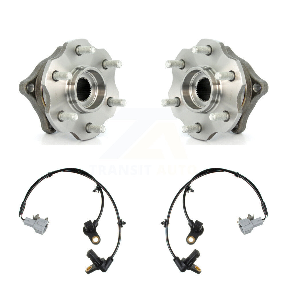 Wheel Hub Bearing And ABS Sensor Rear Kit For Nissan Pathfinder with Harness